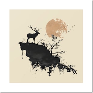 deer Posters and Art